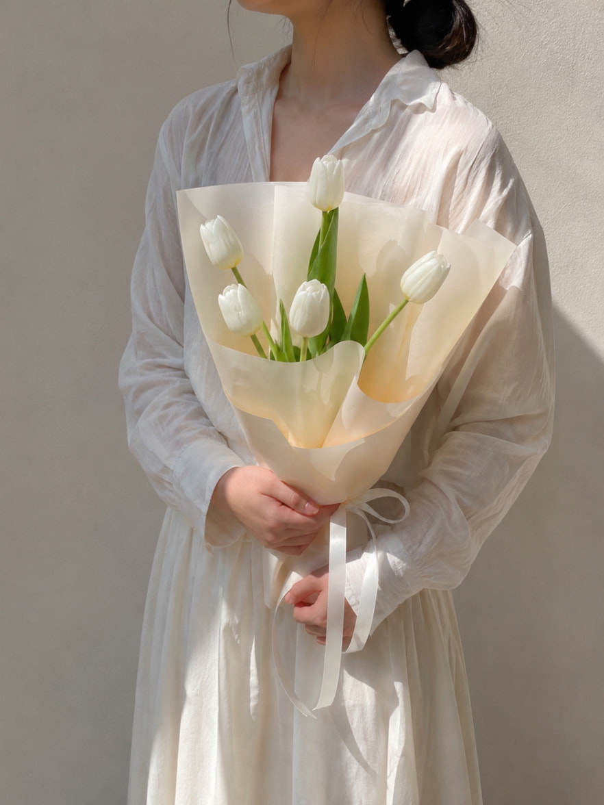Bó 5 bông Tulip Hà Lan