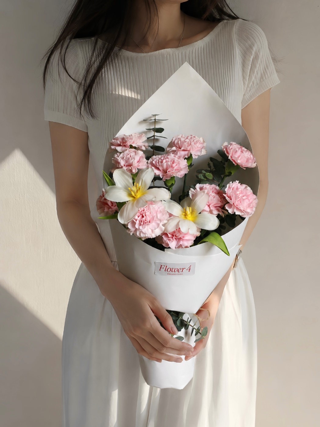 Bó Cẩm Chướng mix 2 Tulip